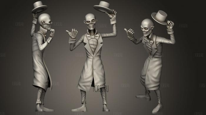 Hitchhiking Ghosts 3d stl for CNC